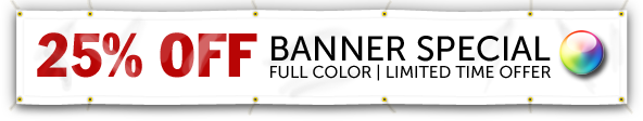 special on printed banners