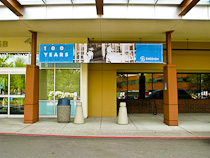 Full color vinyl banner installed in Issaquah, WA