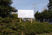 Land use Sign at proposed housing complex in Rainier Valley | Seattle, WA