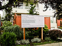 Land Use sign in Kirkland, WA