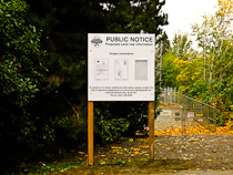 Land Use sign in Kirkland, WA