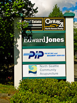 Full Color Backlit Sign face Northgate, WA