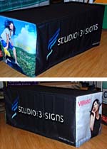 Retractable or roll up banner stand &mdash; additional lobby display Studio 3 Signs of Seattle, WA
