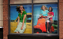 Full Color Second Surface Window Graphics for retail clothing co. in Seattle, WA