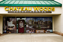 Full Color One Way film at Condominium Sales Center Woodinville, WA
