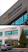 Solid Aluminum Exterior Dimensional Letter sign installed in Bothell, WA